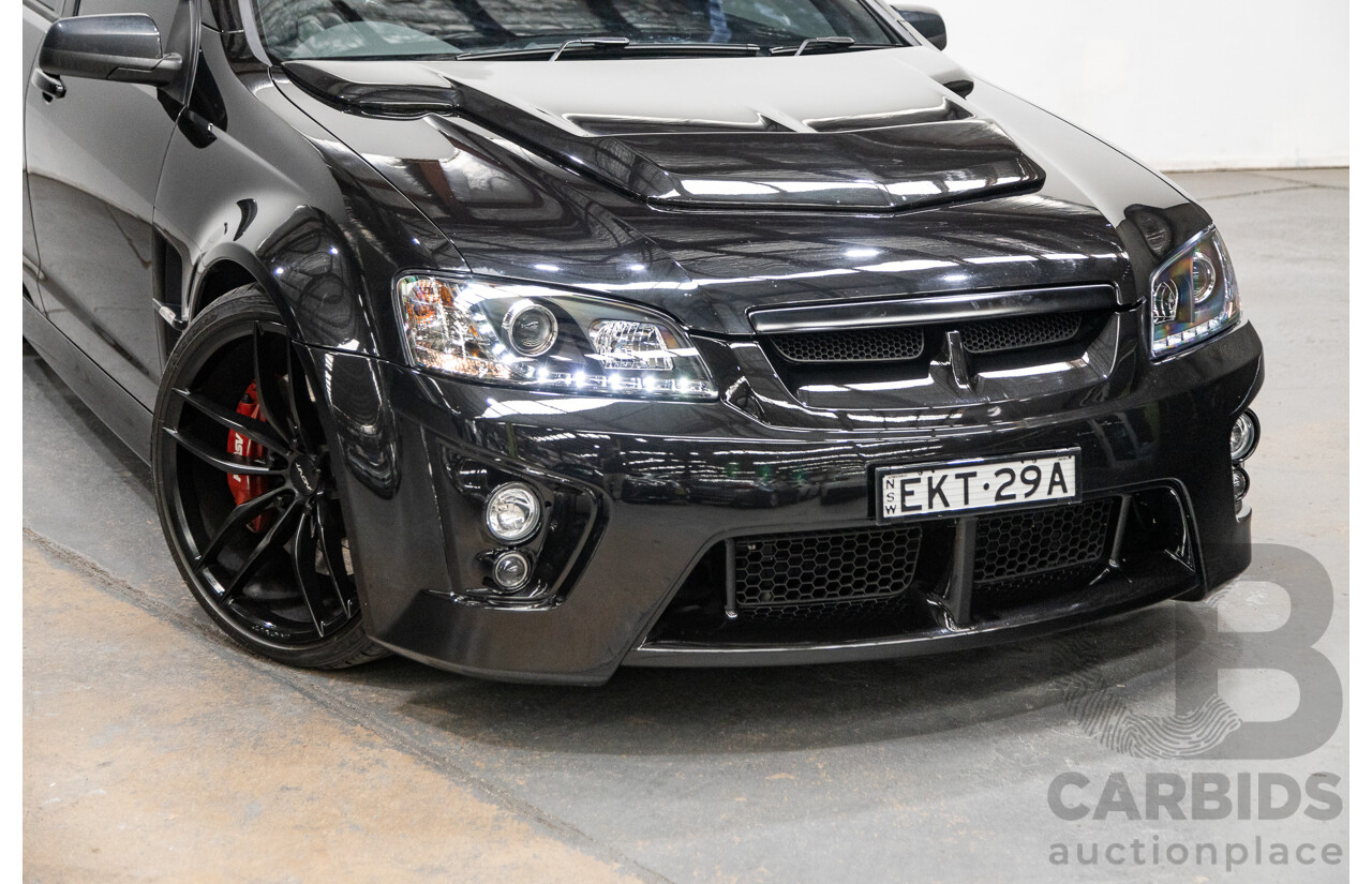 6/2007 Holden HSV GTS VE Series Build Number #1480 4d Sedan Phantom Black V8 6.0L - Harrop Supercharged