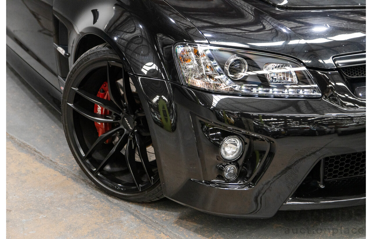 6/2007 Holden HSV GTS VE Series Build Number #1480 4d Sedan Phantom Black V8 6.0L - Harrop Supercharged