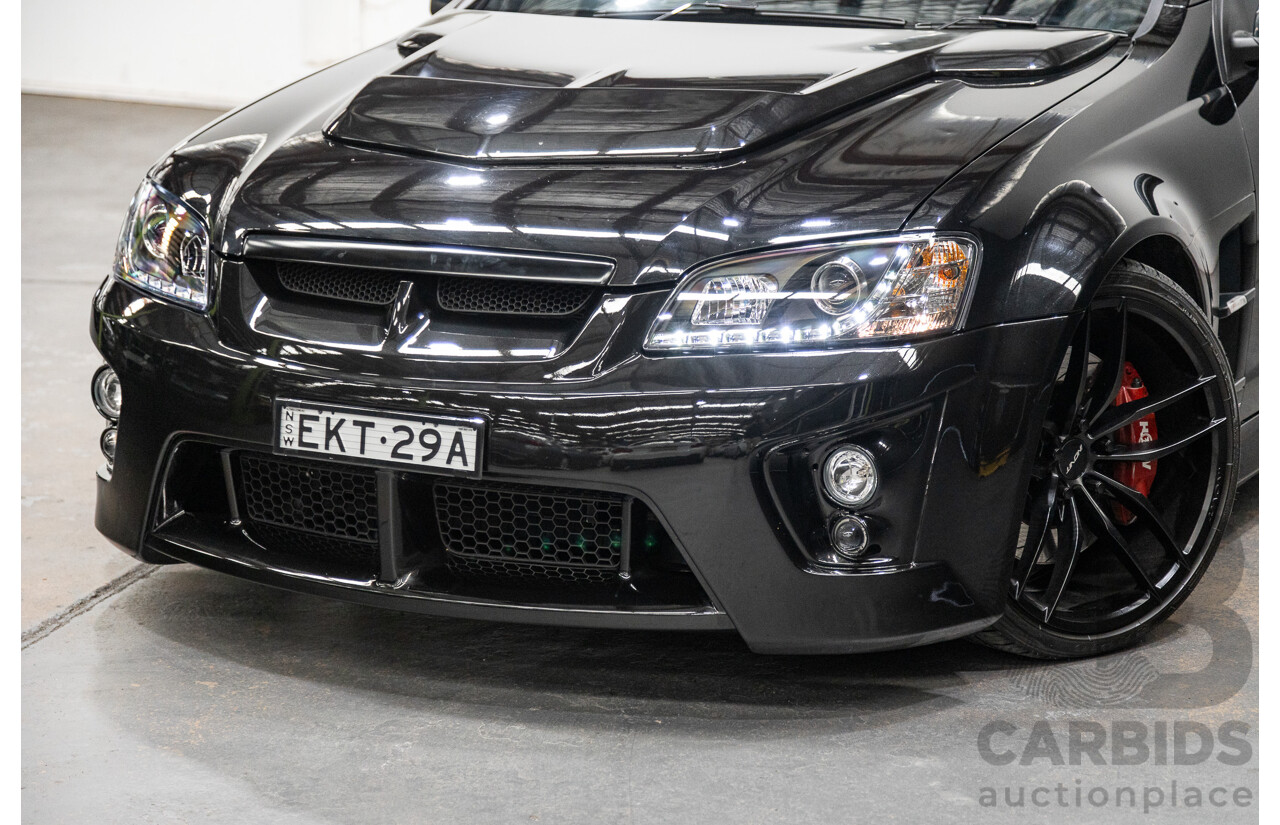 6/2007 Holden HSV GTS VE Series Build Number #1480 4d Sedan Phantom Black V8 6.0L - Harrop Supercharged