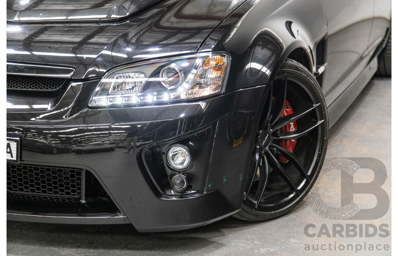 6/2007 Holden HSV GTS VE Series Build Number #1480 4d Sedan Phantom Black V8 6.0L - Harrop Supercharged