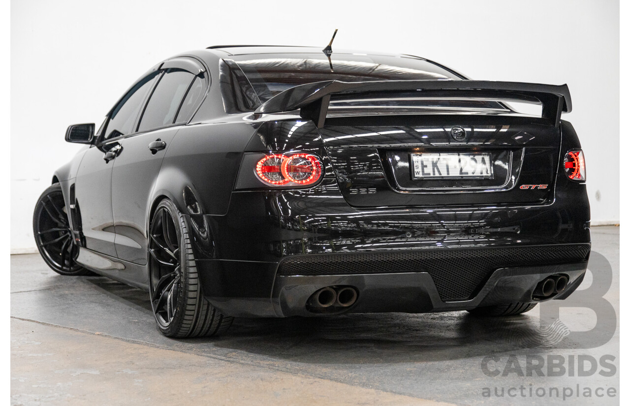 6/2007 Holden HSV GTS VE Series Build Number #1480 4d Sedan Phantom Black V8 6.0L - Harrop Supercharged