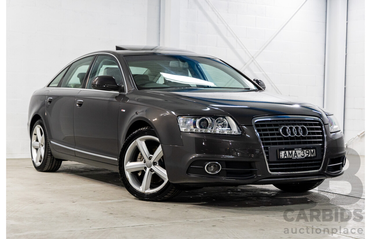 6/2011 Audi A6 S-Line 2.0 TFSI 4F MY09 4d Sedan Dakota Grey Metallic Turbo 2.0L