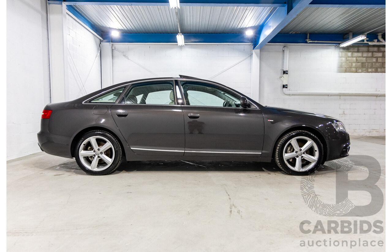 6/2011 Audi A6 S-Line 2.0 TFSI 4F MY09 4d Sedan Dakota Grey Metallic Turbo 2.0L