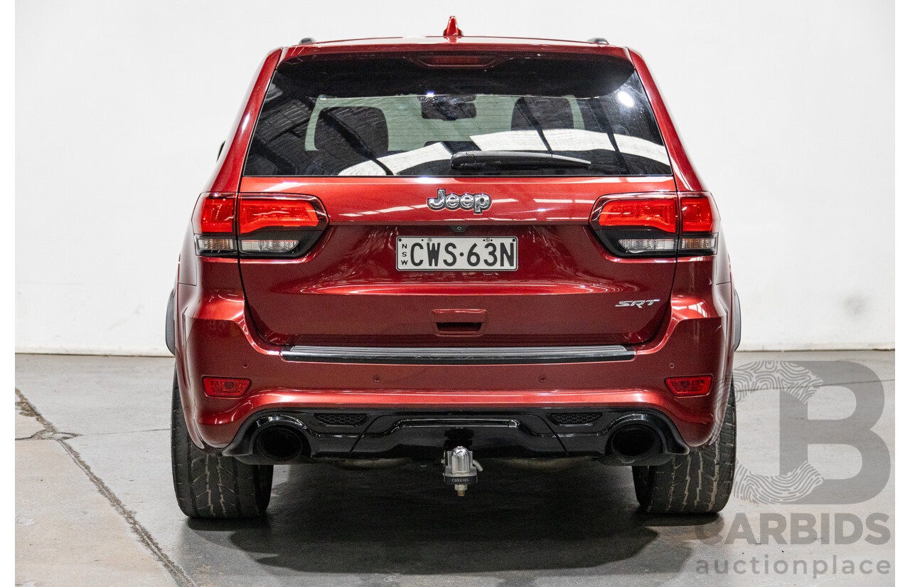 12/2014 Jeep Grand Cherokee SRT 8 (4x4) WK MY15 4d Wagon Deep Cherry Red Crystal Pearl V8 6.4L