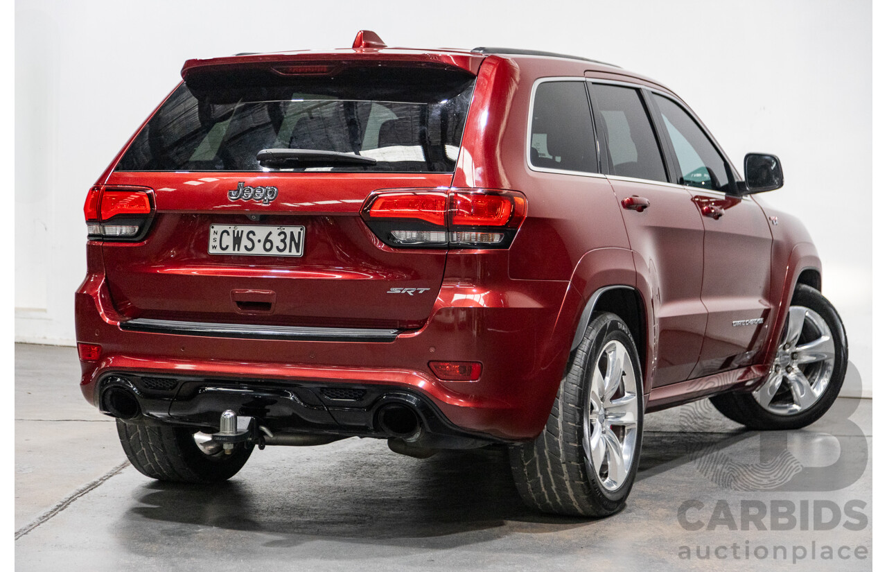 12/2014 Jeep Grand Cherokee SRT 8 (4x4) WK MY15 4d Wagon Deep Cherry Red Crystal Pearl V8 6.4L