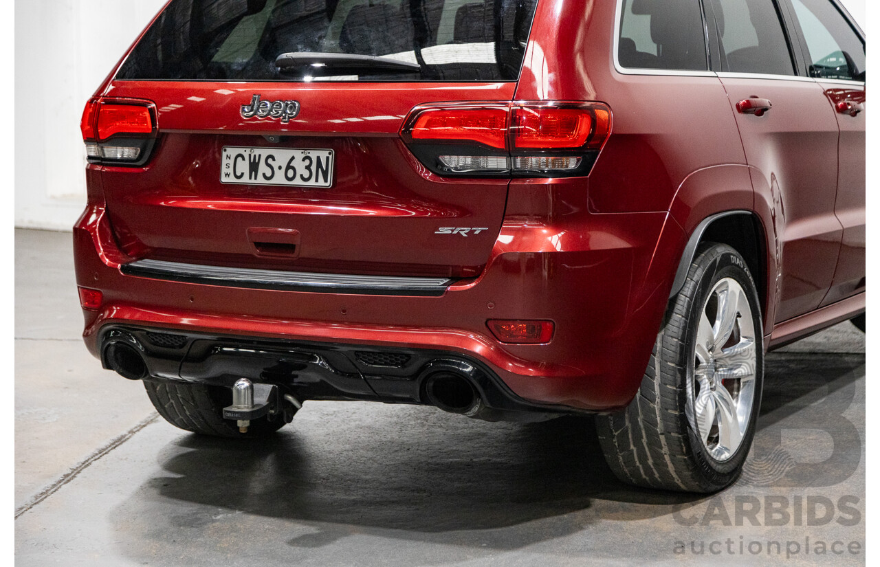 12/2014 Jeep Grand Cherokee SRT 8 (4x4) WK MY15 4d Wagon Deep Cherry Red Crystal Pearl V8 6.4L