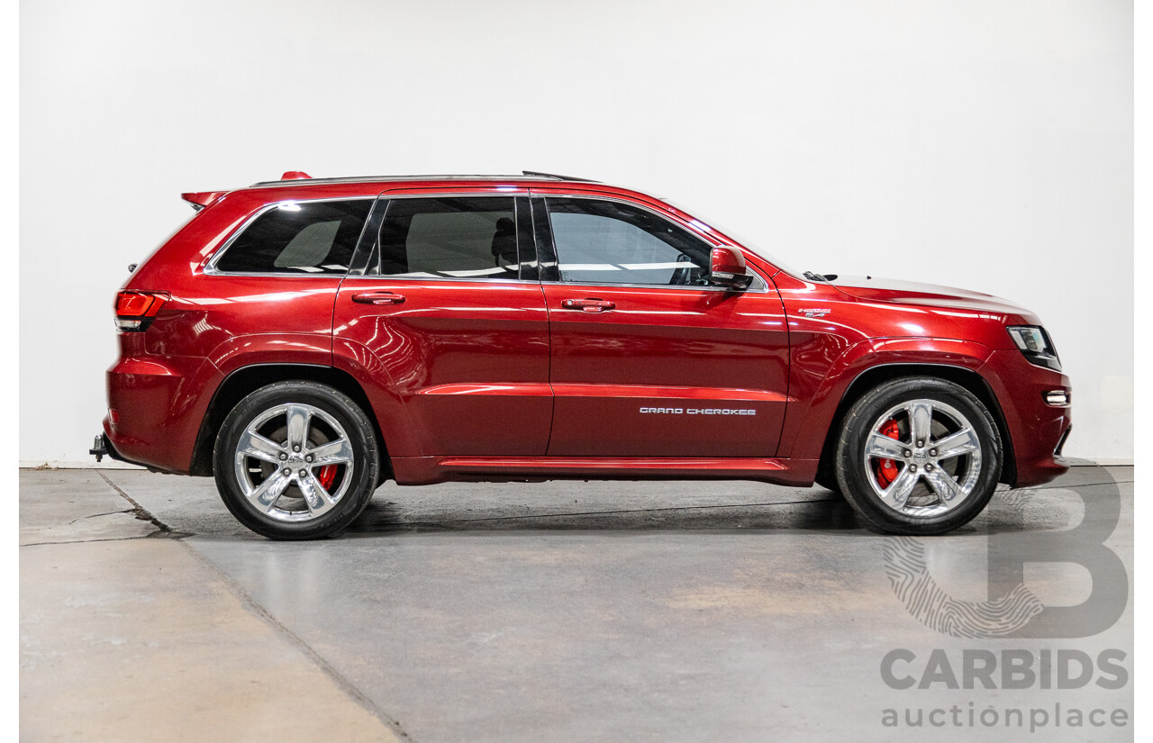 12/2014 Jeep Grand Cherokee SRT 8 (4x4) WK MY15 4d Wagon Deep Cherry Red Crystal Pearl V8 6.4L