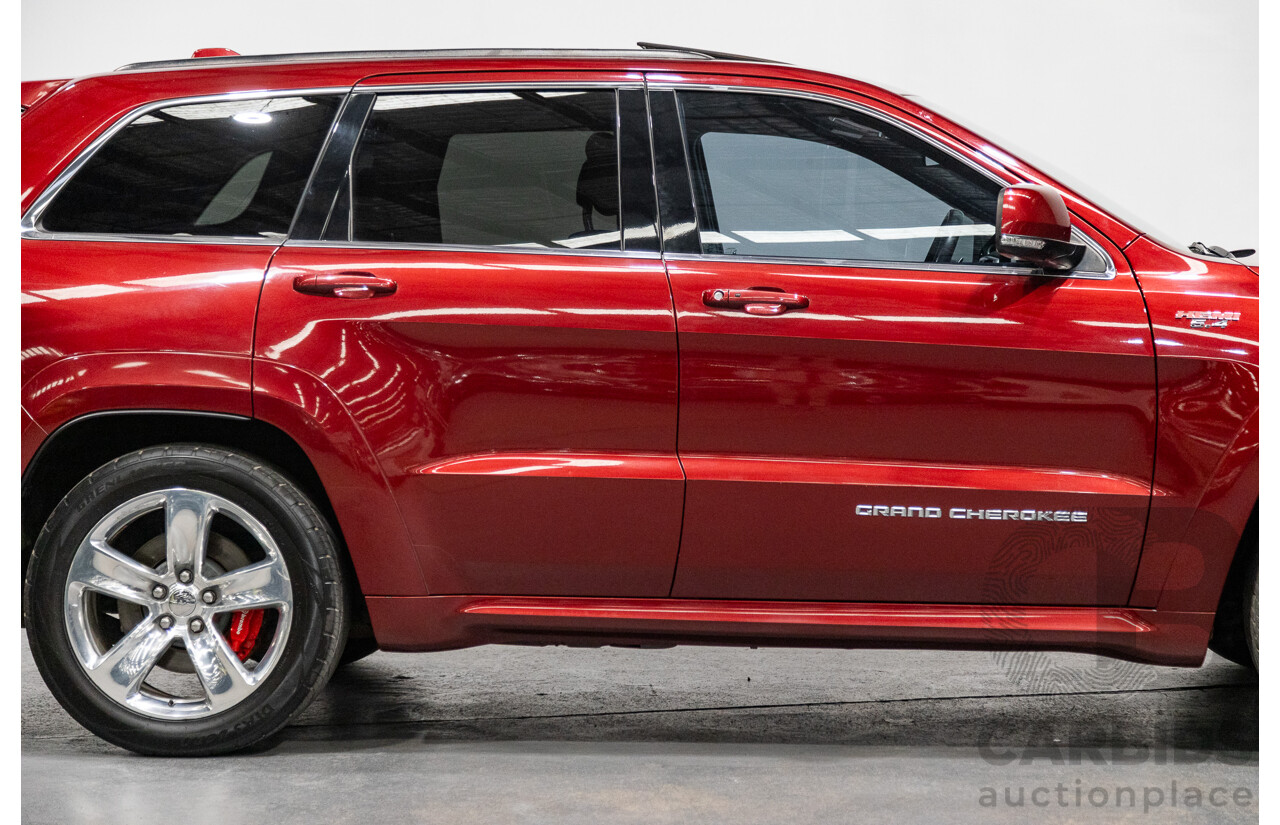 12/2014 Jeep Grand Cherokee SRT 8 (4x4) WK MY15 4d Wagon Deep Cherry Red Crystal Pearl V8 6.4L