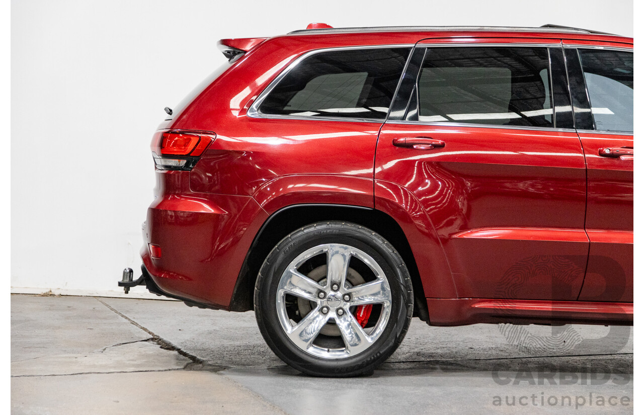 12/2014 Jeep Grand Cherokee SRT 8 (4x4) WK MY15 4d Wagon Deep Cherry Red Crystal Pearl V8 6.4L