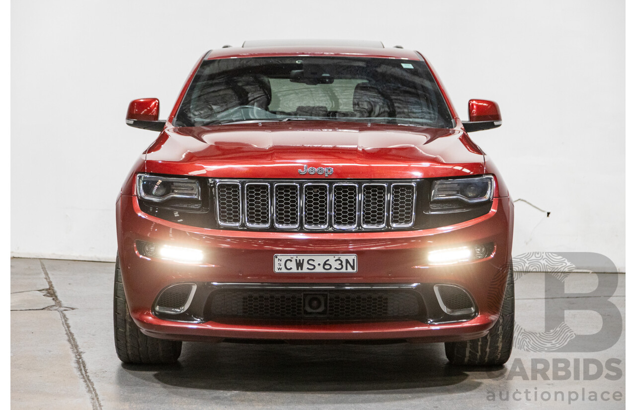 12/2014 Jeep Grand Cherokee SRT 8 (4x4) WK MY15 4d Wagon Deep Cherry Red Crystal Pearl V8 6.4L