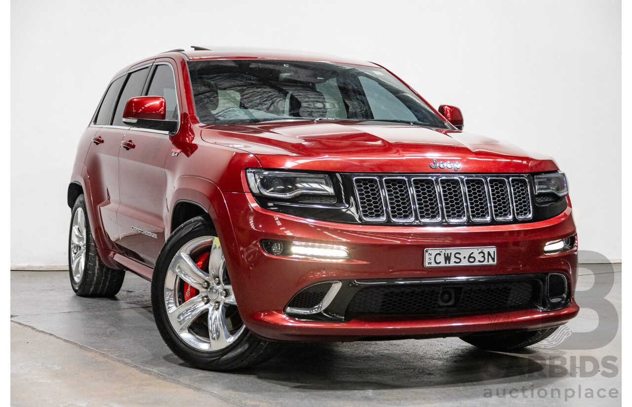 12/2014 Jeep Grand Cherokee SRT 8 (4x4) WK MY15 4d Wagon Deep Cherry Red Crystal Pearl V8 6.4L