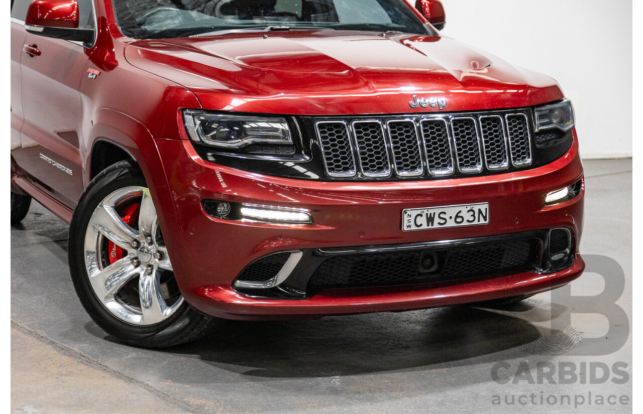 12/2014 Jeep Grand Cherokee SRT 8 (4x4) WK MY15 4d Wagon Deep Cherry Red Crystal Pearl V8 6.4L