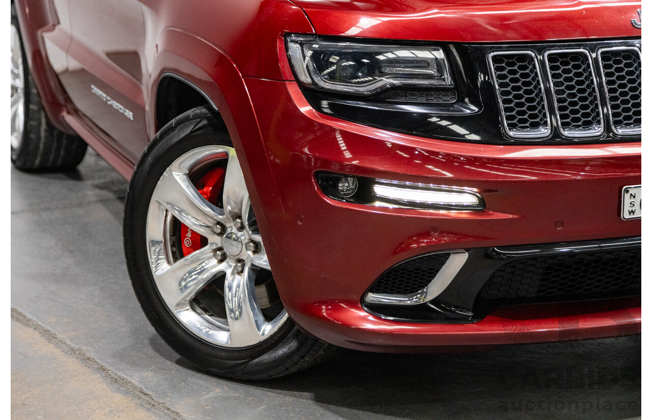 12/2014 Jeep Grand Cherokee SRT 8 (4x4) WK MY15 4d Wagon Deep Cherry Red Crystal Pearl V8 6.4L