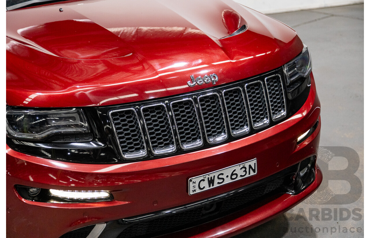 12/2014 Jeep Grand Cherokee SRT 8 (4x4) WK MY15 4d Wagon Deep Cherry Red Crystal Pearl V8 6.4L