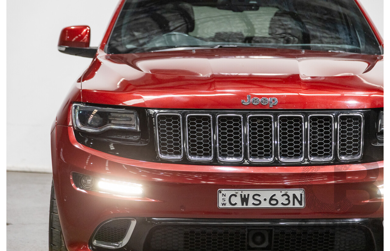 12/2014 Jeep Grand Cherokee SRT 8 (4x4) WK MY15 4d Wagon Deep Cherry Red Crystal Pearl V8 6.4L