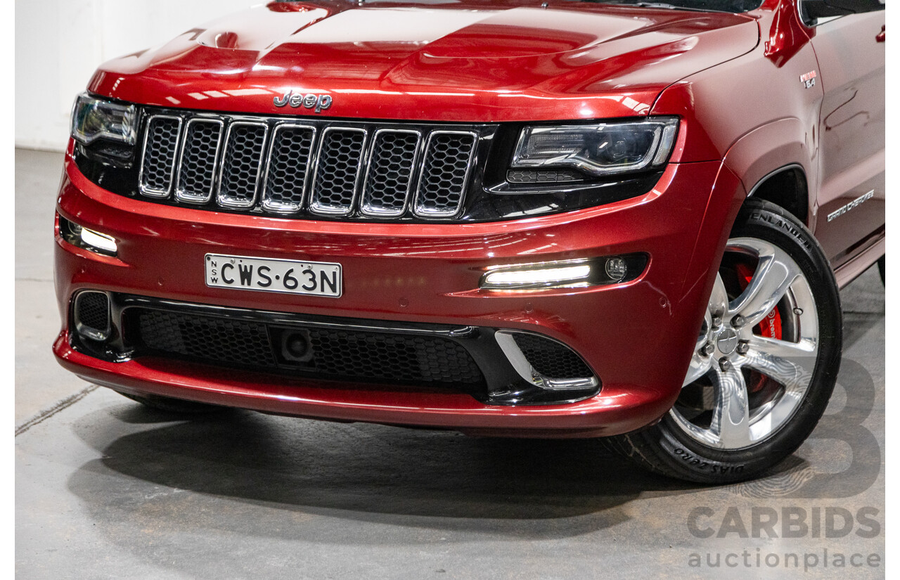 12/2014 Jeep Grand Cherokee SRT 8 (4x4) WK MY15 4d Wagon Deep Cherry Red Crystal Pearl V8 6.4L