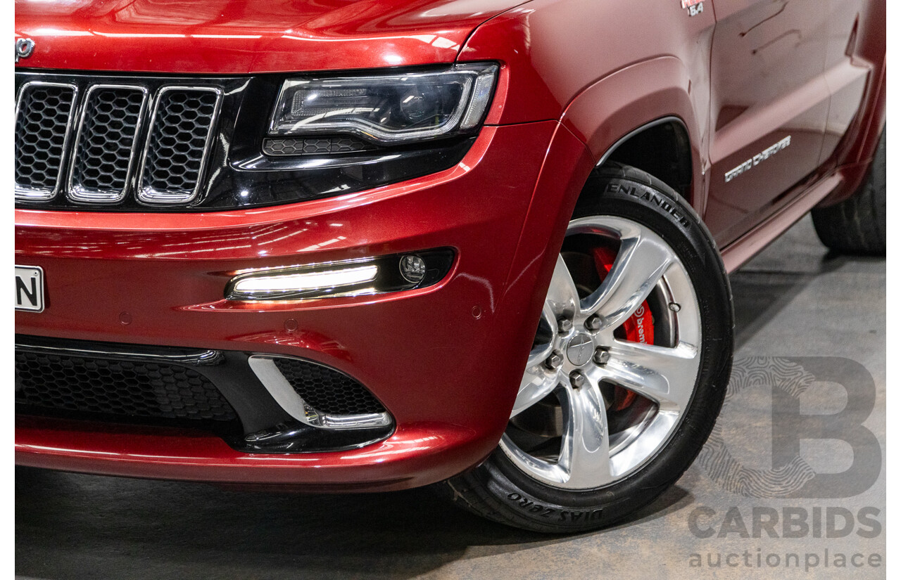 12/2014 Jeep Grand Cherokee SRT 8 (4x4) WK MY15 4d Wagon Deep Cherry Red Crystal Pearl V8 6.4L