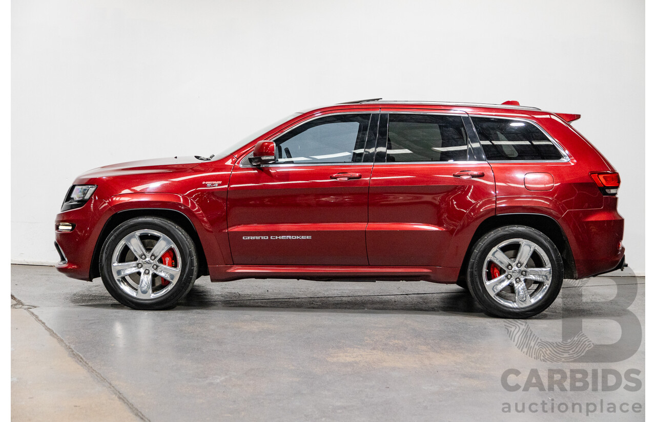 12/2014 Jeep Grand Cherokee SRT 8 (4x4) WK MY15 4d Wagon Deep Cherry Red Crystal Pearl V8 6.4L