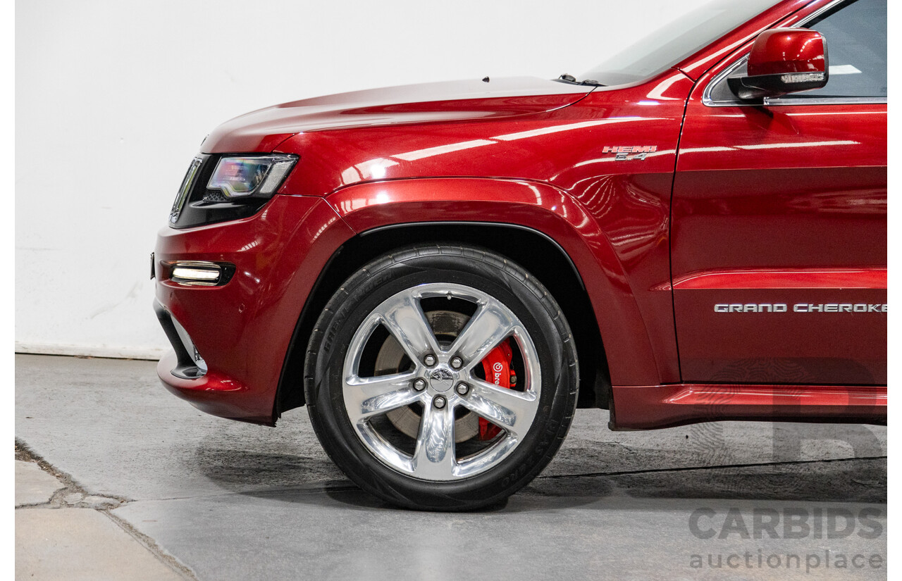 12/2014 Jeep Grand Cherokee SRT 8 (4x4) WK MY15 4d Wagon Deep Cherry Red Crystal Pearl V8 6.4L