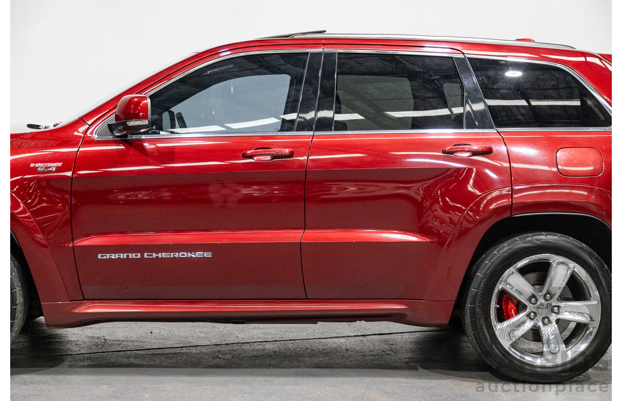 12/2014 Jeep Grand Cherokee SRT 8 (4x4) WK MY15 4d Wagon Deep Cherry Red Crystal Pearl V8 6.4L