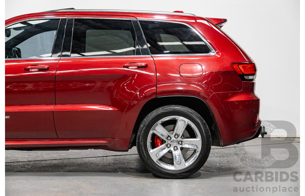 12/2014 Jeep Grand Cherokee SRT 8 (4x4) WK MY15 4d Wagon Deep Cherry Red Crystal Pearl V8 6.4L