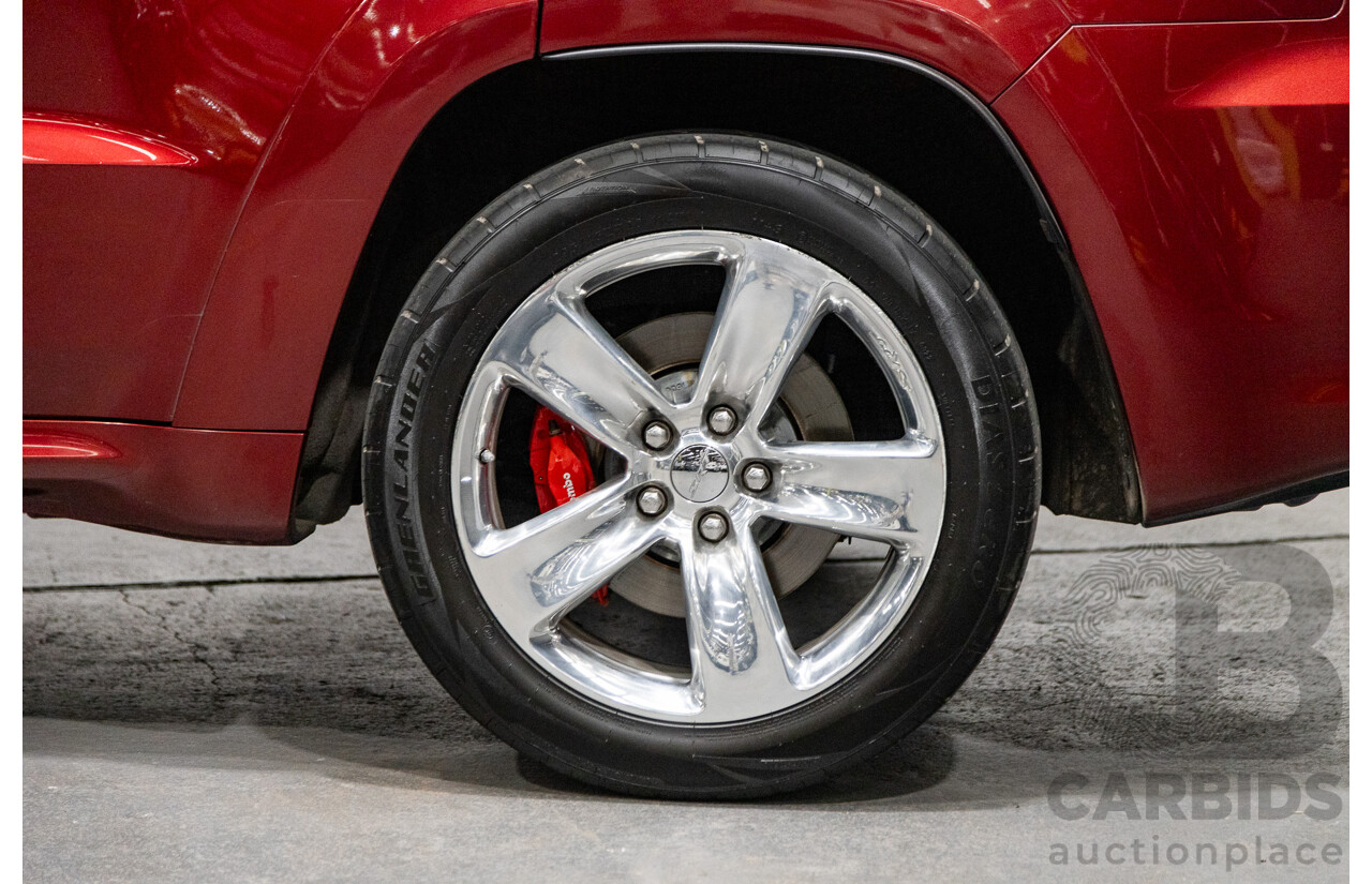 12/2014 Jeep Grand Cherokee SRT 8 (4x4) WK MY15 4d Wagon Deep Cherry Red Crystal Pearl V8 6.4L