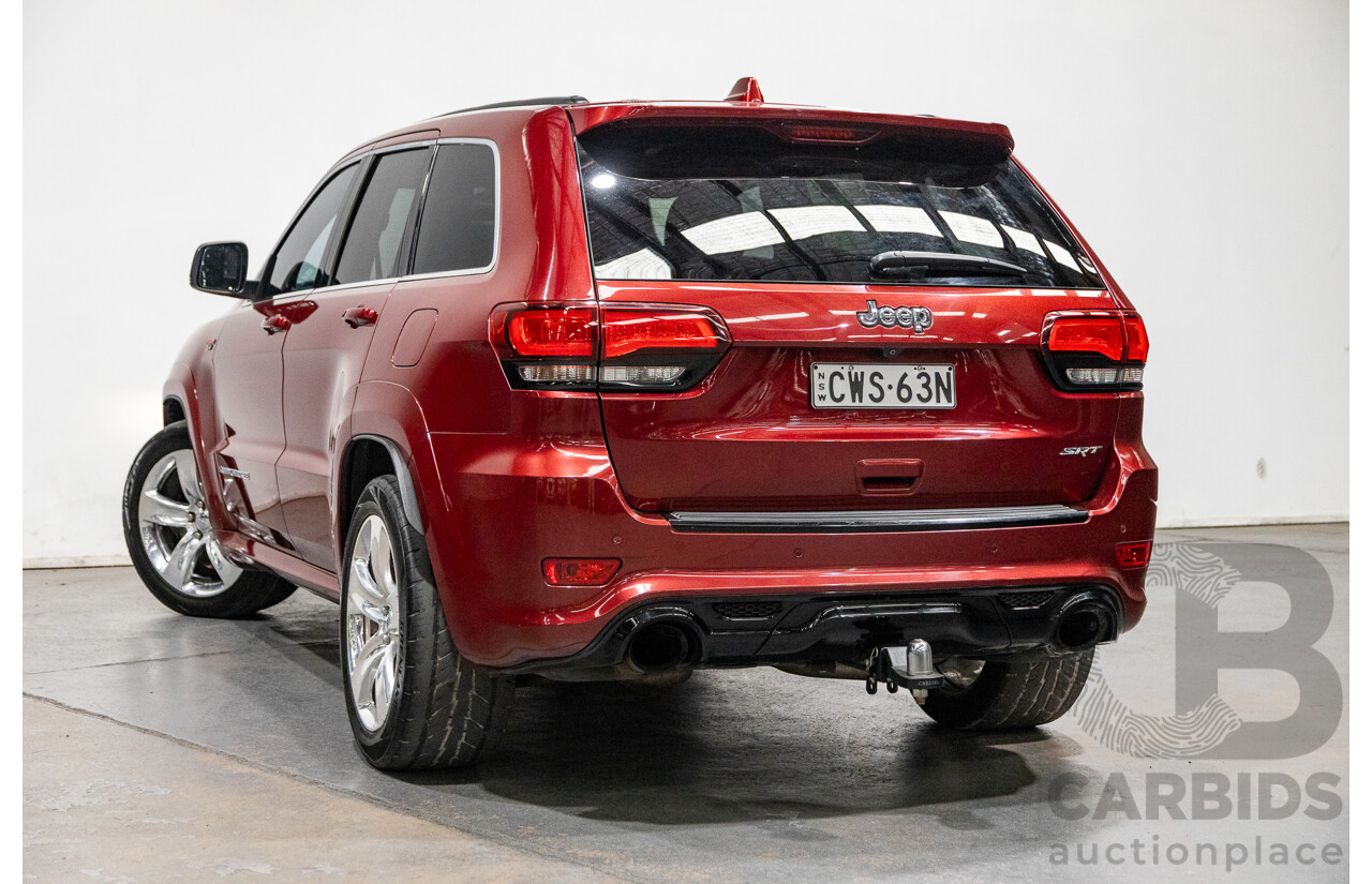 12/2014 Jeep Grand Cherokee SRT 8 (4x4) WK MY15 4d Wagon Deep Cherry Red Crystal Pearl V8 6.4L