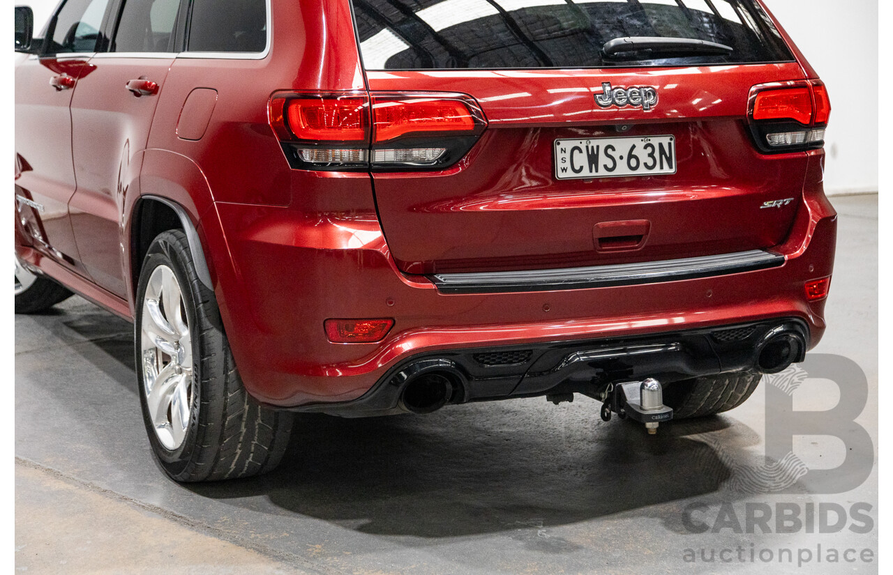 12/2014 Jeep Grand Cherokee SRT 8 (4x4) WK MY15 4d Wagon Deep Cherry Red Crystal Pearl V8 6.4L