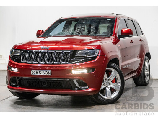 12/2014 Jeep Grand Cherokee SRT 8 (4x4) WK MY15 4d Wagon Deep Cherry Red Crystal Pearl V8 6.4L