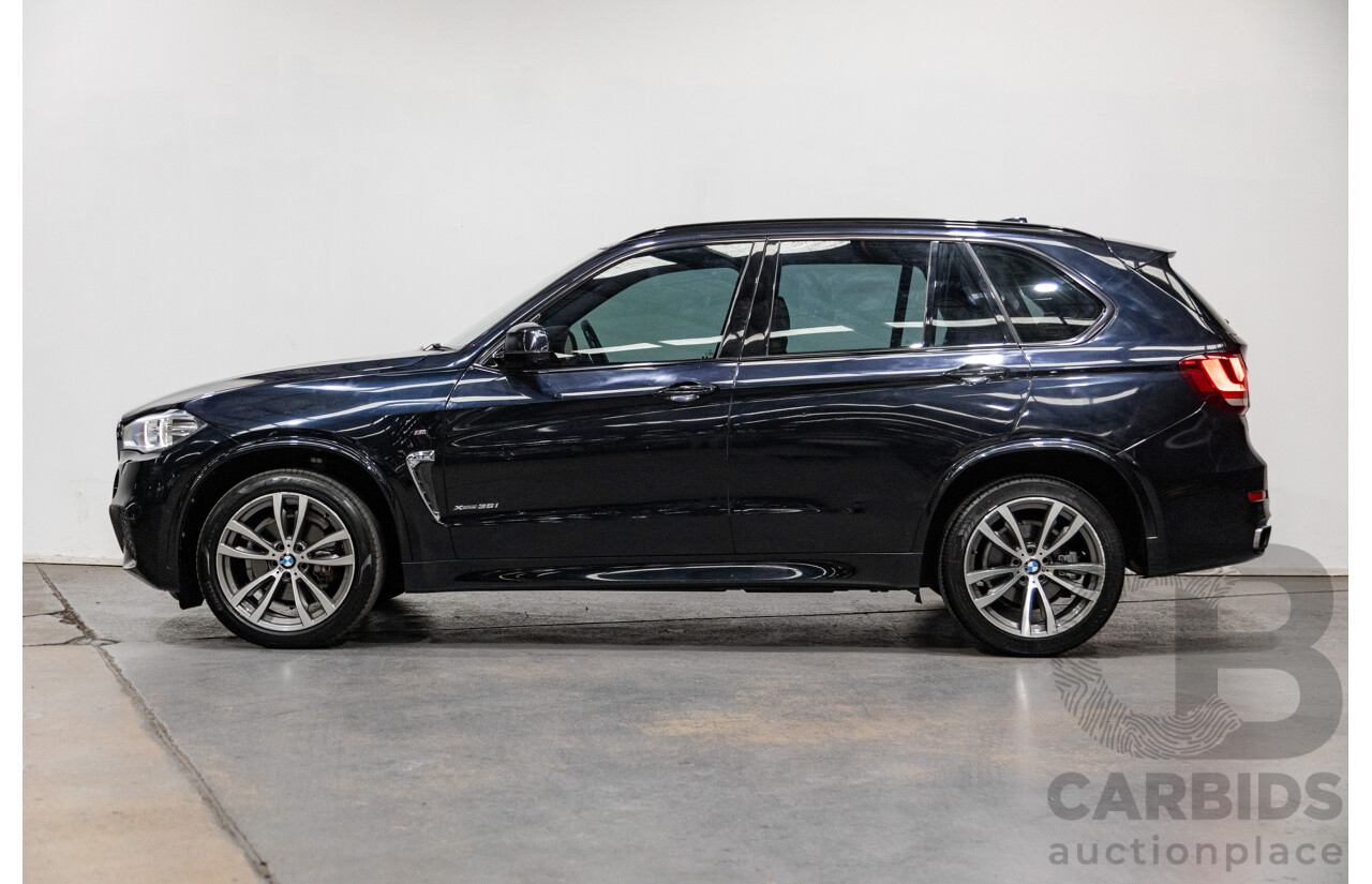 8/2015 BMW X5 Xdrive 35i (AWD) M-Sport Pack F15 MY15 4d Wagon Carbon Black Metallic Turbo 3.0L