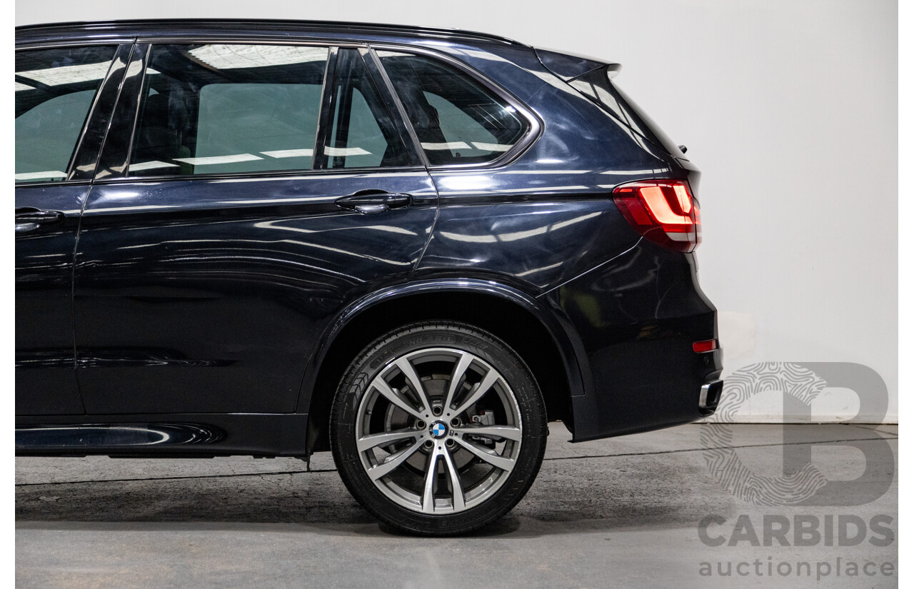 8/2015 BMW X5 Xdrive 35i (AWD) M-Sport Pack F15 MY15 4d Wagon Carbon Black Metallic Turbo 3.0L