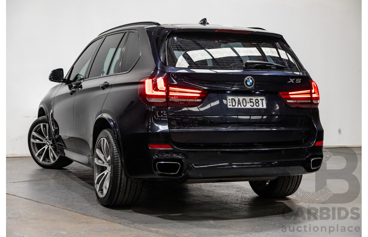 8/2015 BMW X5 Xdrive 35i (AWD) M-Sport Pack F15 MY15 4d Wagon Carbon Black Metallic Turbo 3.0L