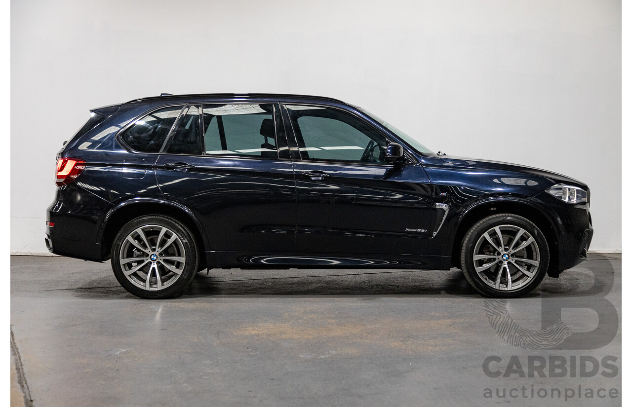 8/2015 BMW X5 Xdrive 35i (AWD) M-Sport Pack F15 MY15 4d Wagon Carbon Black Metallic Turbo 3.0L