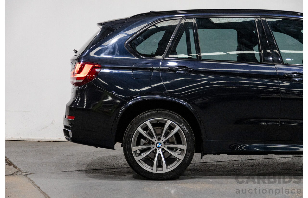 8/2015 BMW X5 Xdrive 35i (AWD) M-Sport Pack F15 MY15 4d Wagon Carbon Black Metallic Turbo 3.0L