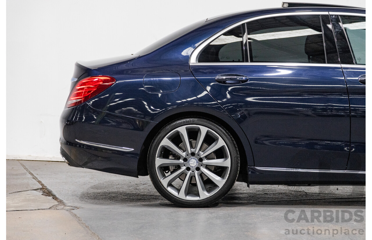 3/2015 Mercedes Benz C250 W205 4d Sedan Cavansite Blue Metallic Turbo 2.0L