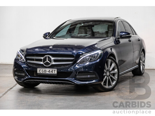 3/2015 Mercedes Benz C250 W205 4d Sedan Cavansite Blue Metallic Turbo 2.0L