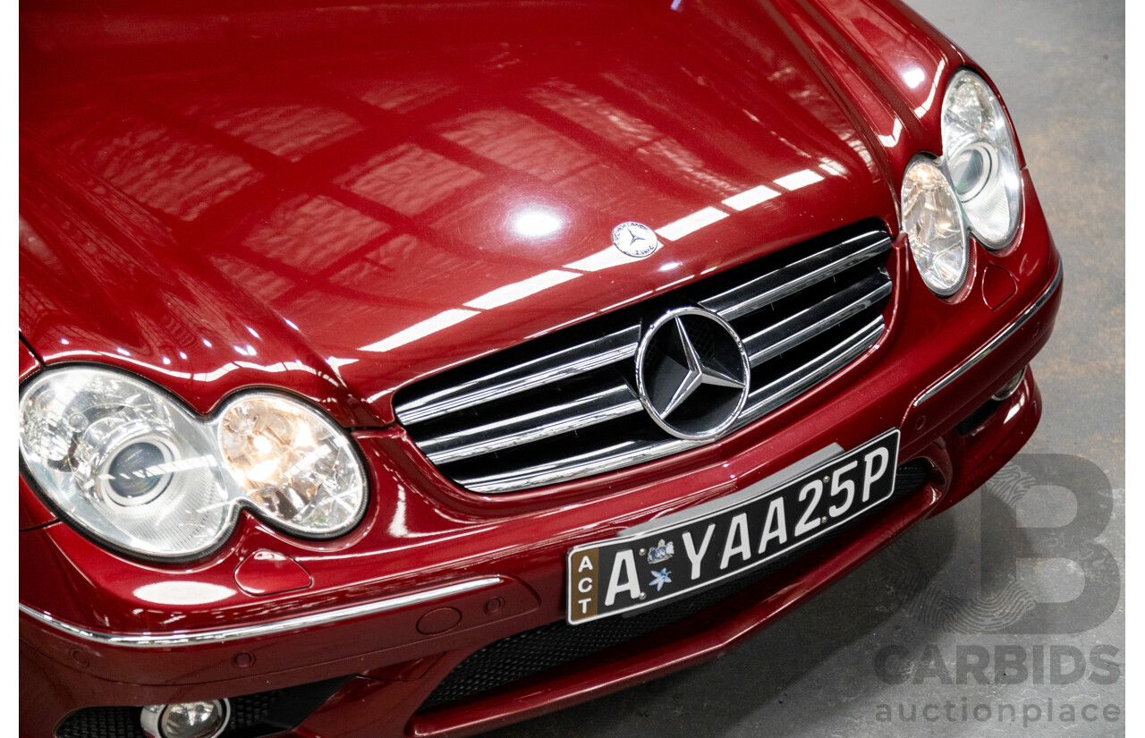 3/2009 Mercedes Benz CLK280 Avantgarde AMG Package C209 07 Upgrade 2d Cabriolet Thulite Red Metallic V6 3.0L