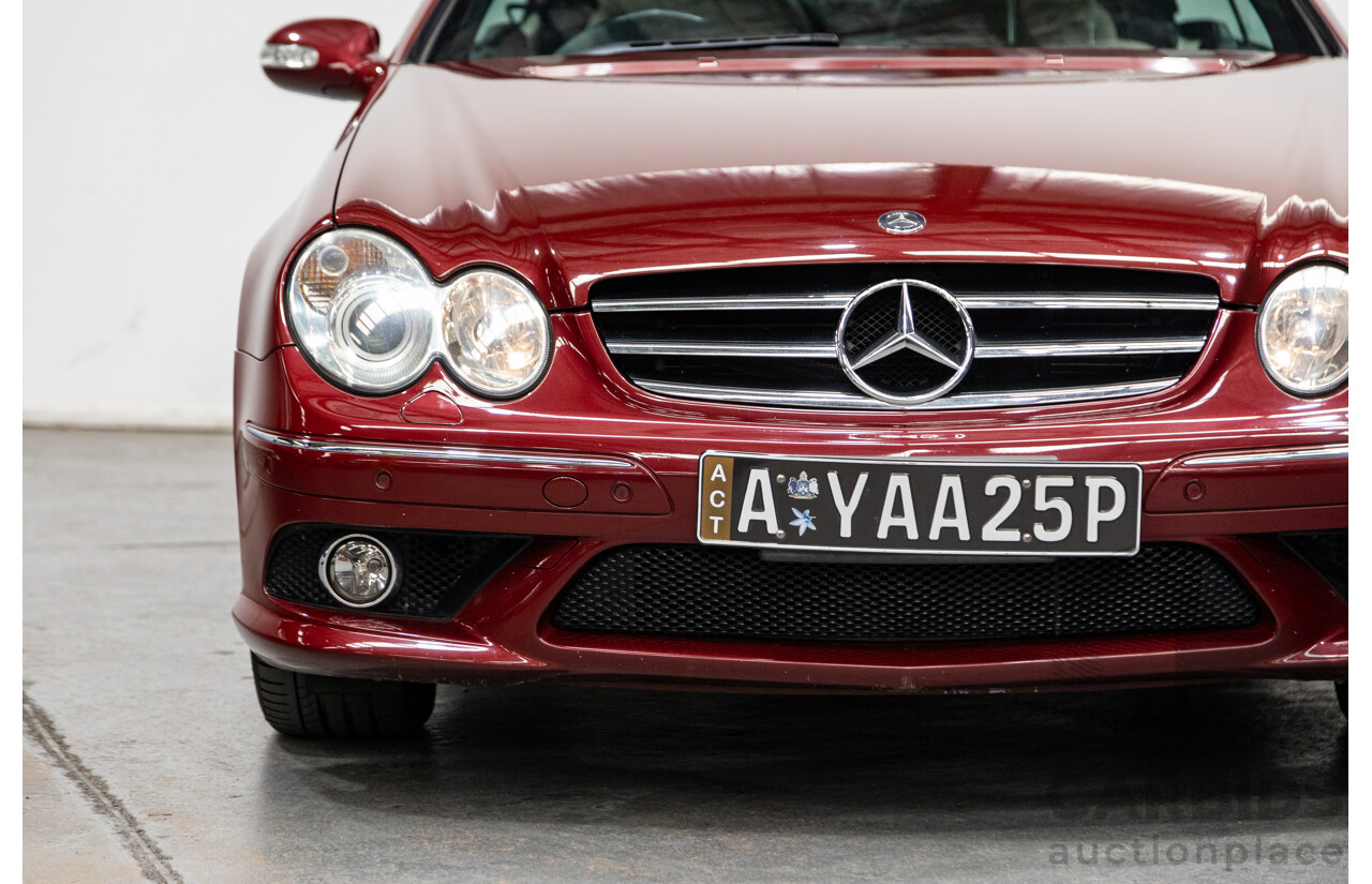 3/2009 Mercedes Benz CLK280 Avantgarde AMG Package C209 07 Upgrade 2d Cabriolet Thulite Red Metallic V6 3.0L