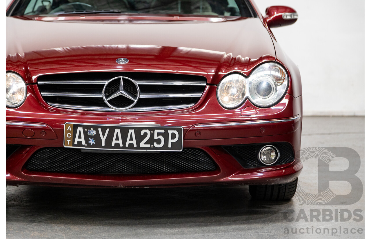 3/2009 Mercedes Benz CLK280 Avantgarde AMG Package C209 07 Upgrade 2d Cabriolet Thulite Red Metallic V6 3.0L