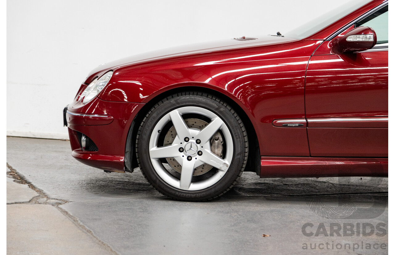 3/2009 Mercedes Benz CLK280 Avantgarde AMG Package C209 07 Upgrade 2d Cabriolet Thulite Red Metallic V6 3.0L