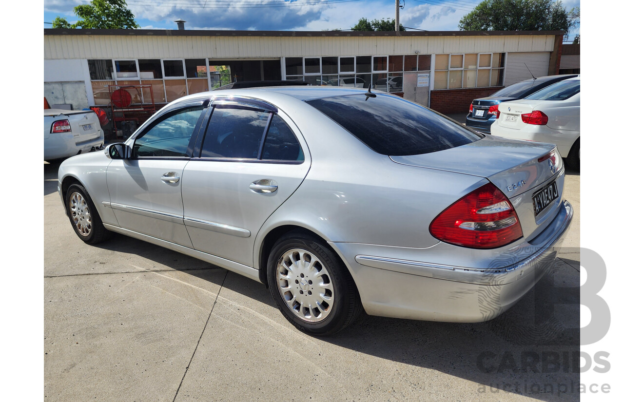 6/2004 Mercedes-Benz E240 Elegance 211 4d Sedan Silver 2.6L