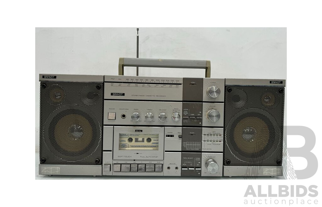 Brandt AM/FM/SW Portable HiFi Speaker System