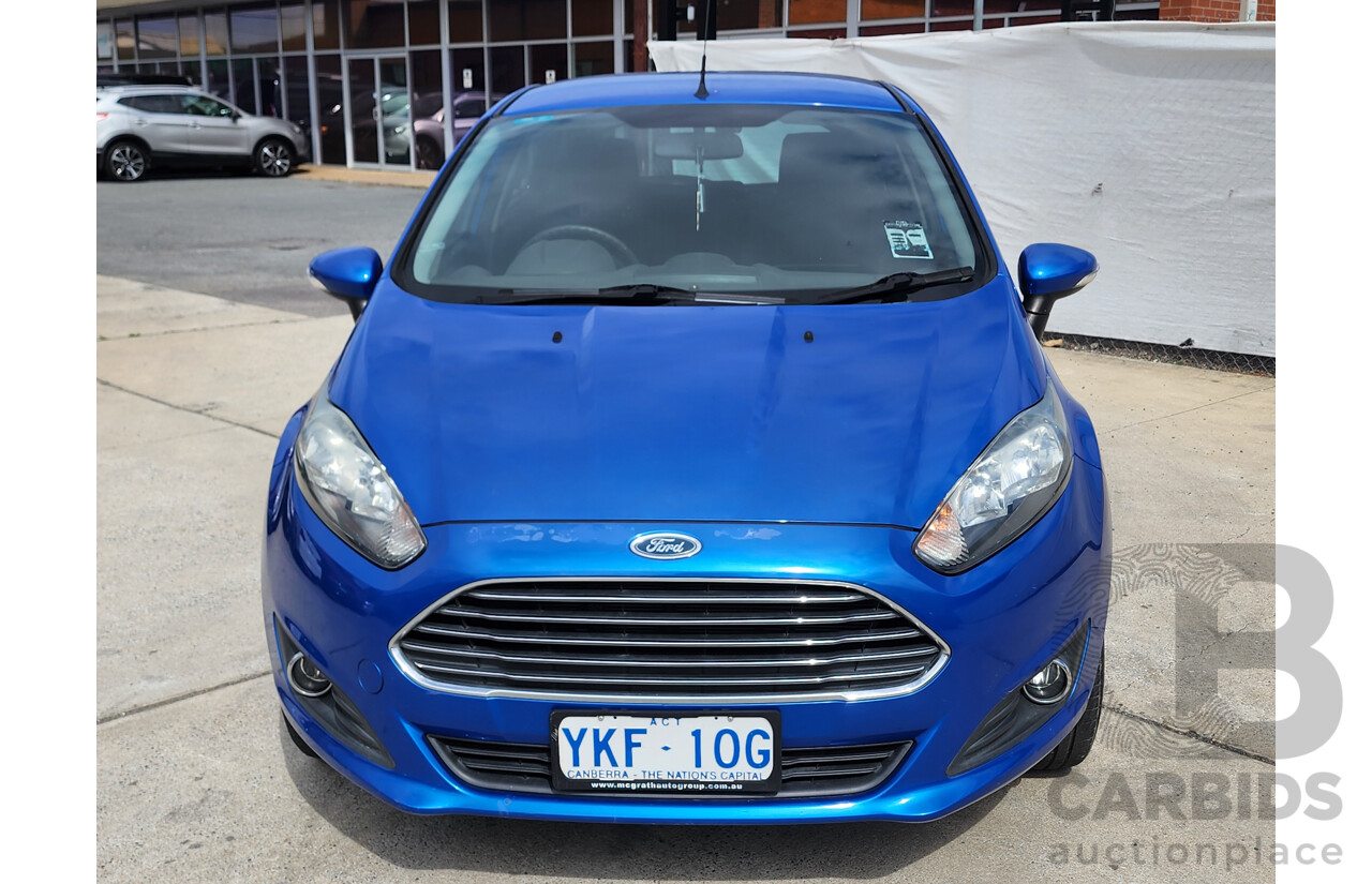 10/2014 Ford Fiesta Trend WZ 5d Hatchback Blue 1.5L