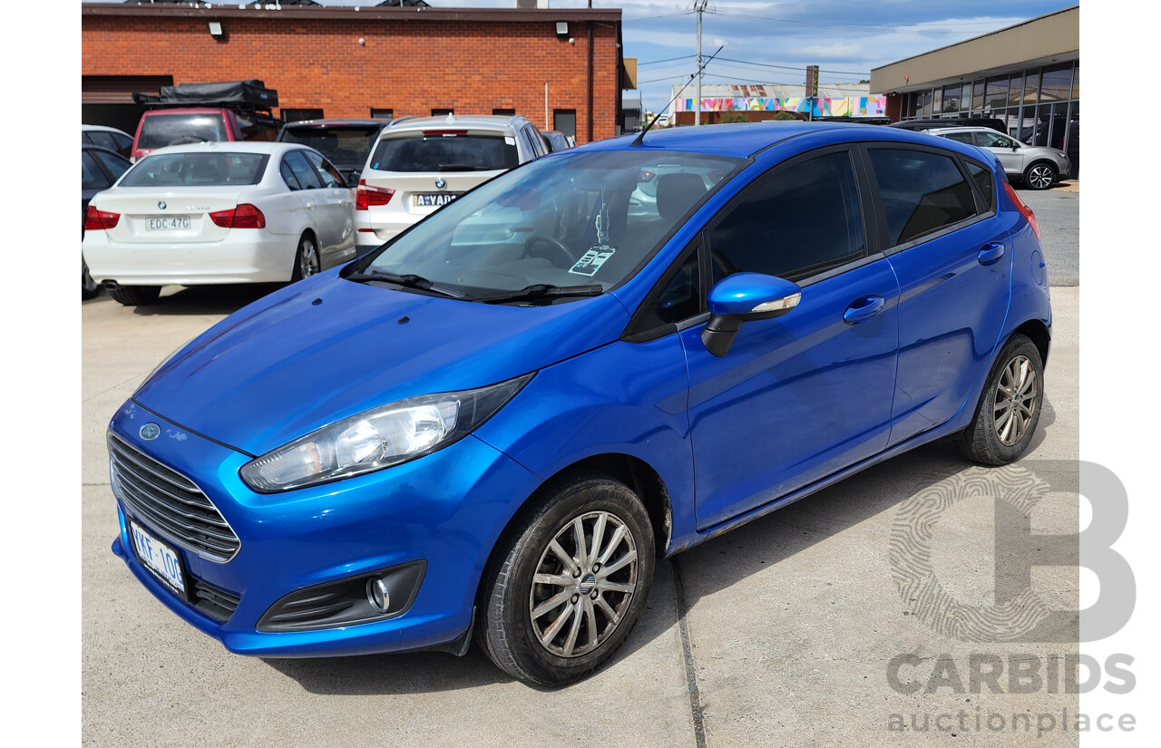 10/2014 Ford Fiesta Trend WZ 5d Hatchback Blue 1.5L