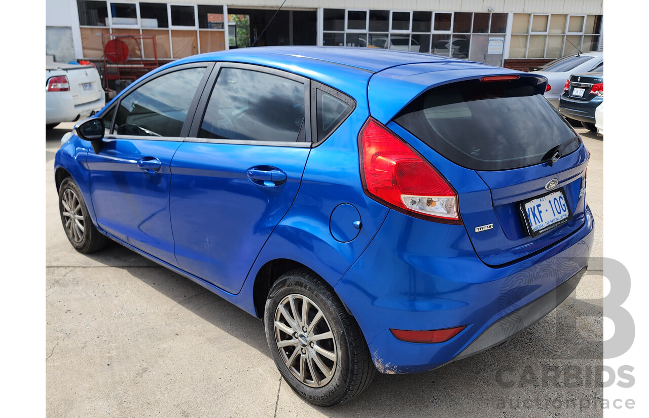 10/2014 Ford Fiesta Trend WZ 5d Hatchback Blue 1.5L