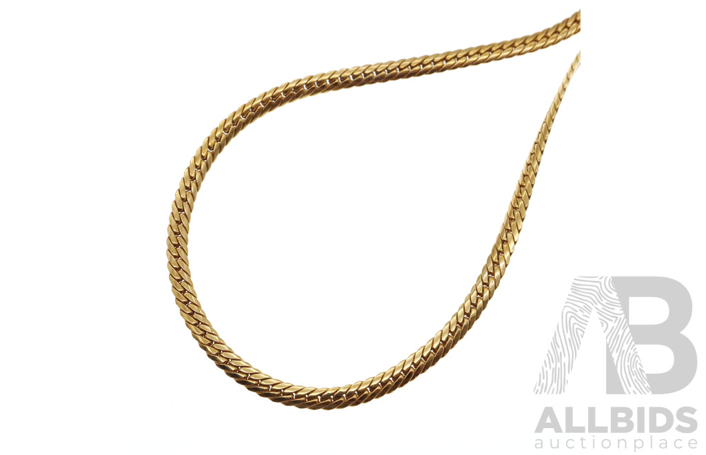 Zamel's 9ct Snake Chain Necklace, 45cm, 6.93 Grams