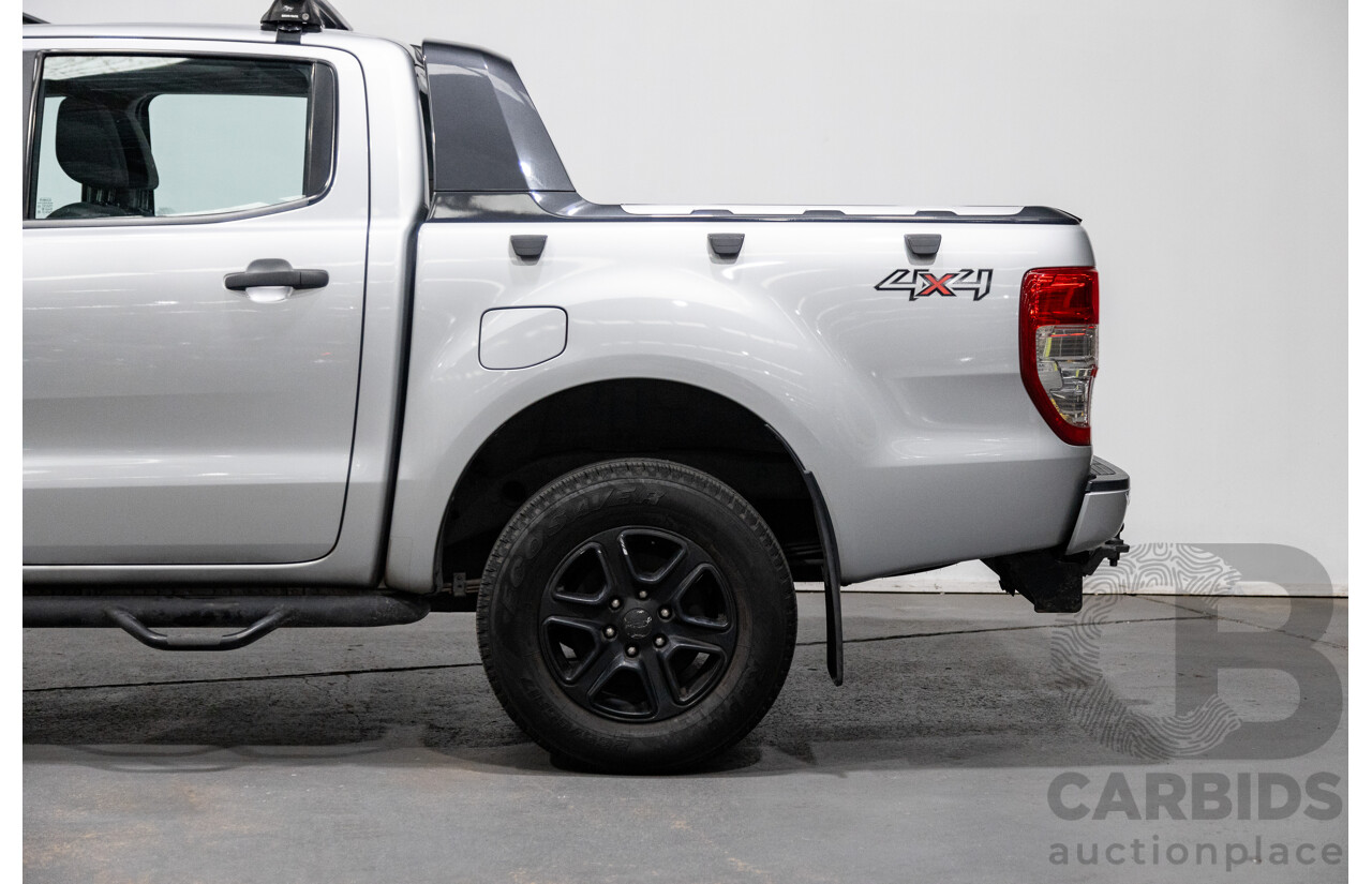 3/2013 Ford Ranger XL 3.2 (4x4) PX Dual Cab Utility Highlight Silver Turbo Diesel 3.2L