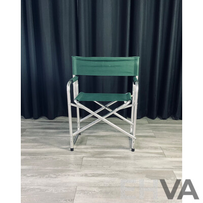 Collection of Three Aluminium Folding Chairs