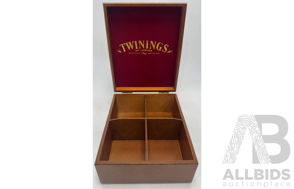 Mirror, Lamp Shades and Twinings Tea Box