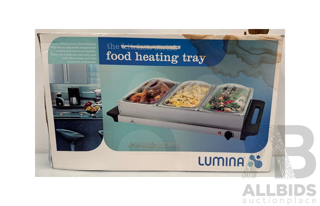 Lumina Food Heating Tray and Sunbeam Cookmaster